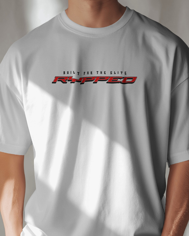 FURY- TERRY OVERSIZED TSHIRT (WHITE)