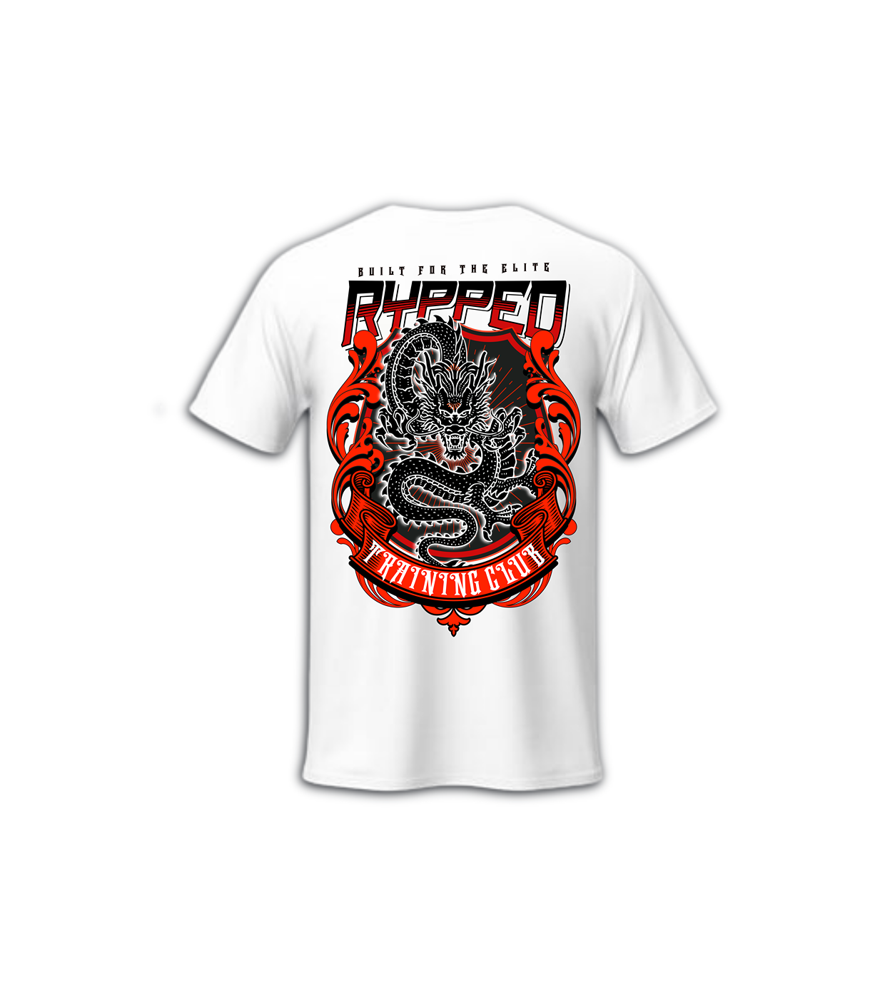 FURY-MUSCLEFIT TSHIRT(WHITE)