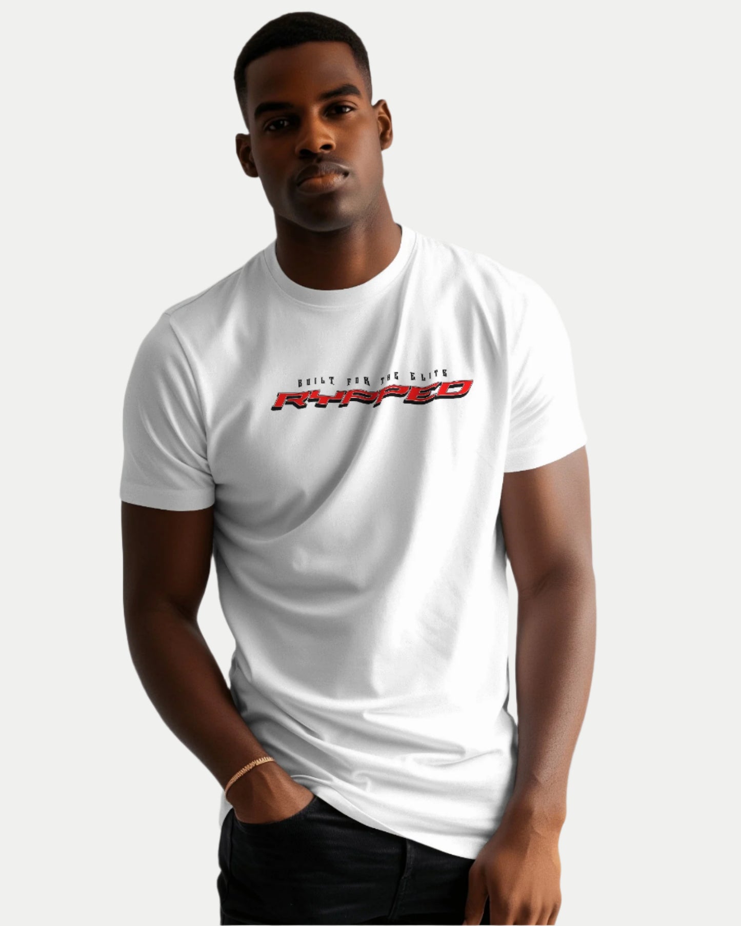 FURY-MUSCLEFIT TSHIRT(WHITE)