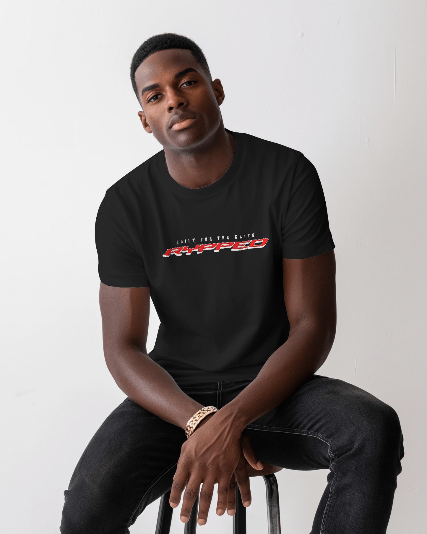 FURY- MUSCLEFIT TSHIRT(BLACK)