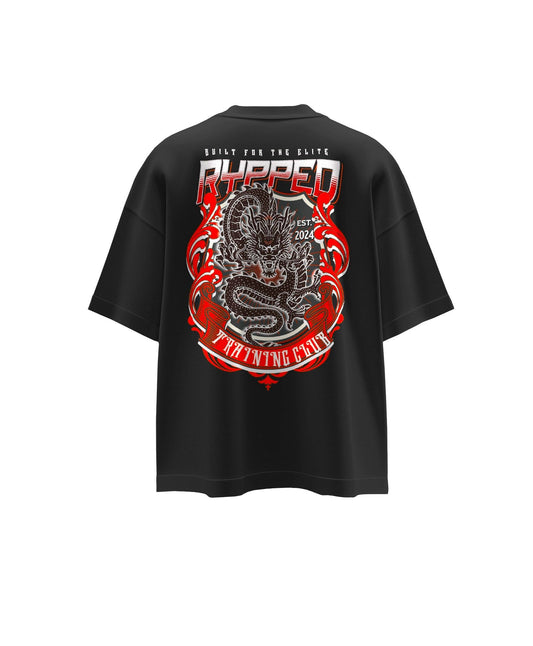 FURY-TERRY OVERSIZED TSHIRT(BLACK)