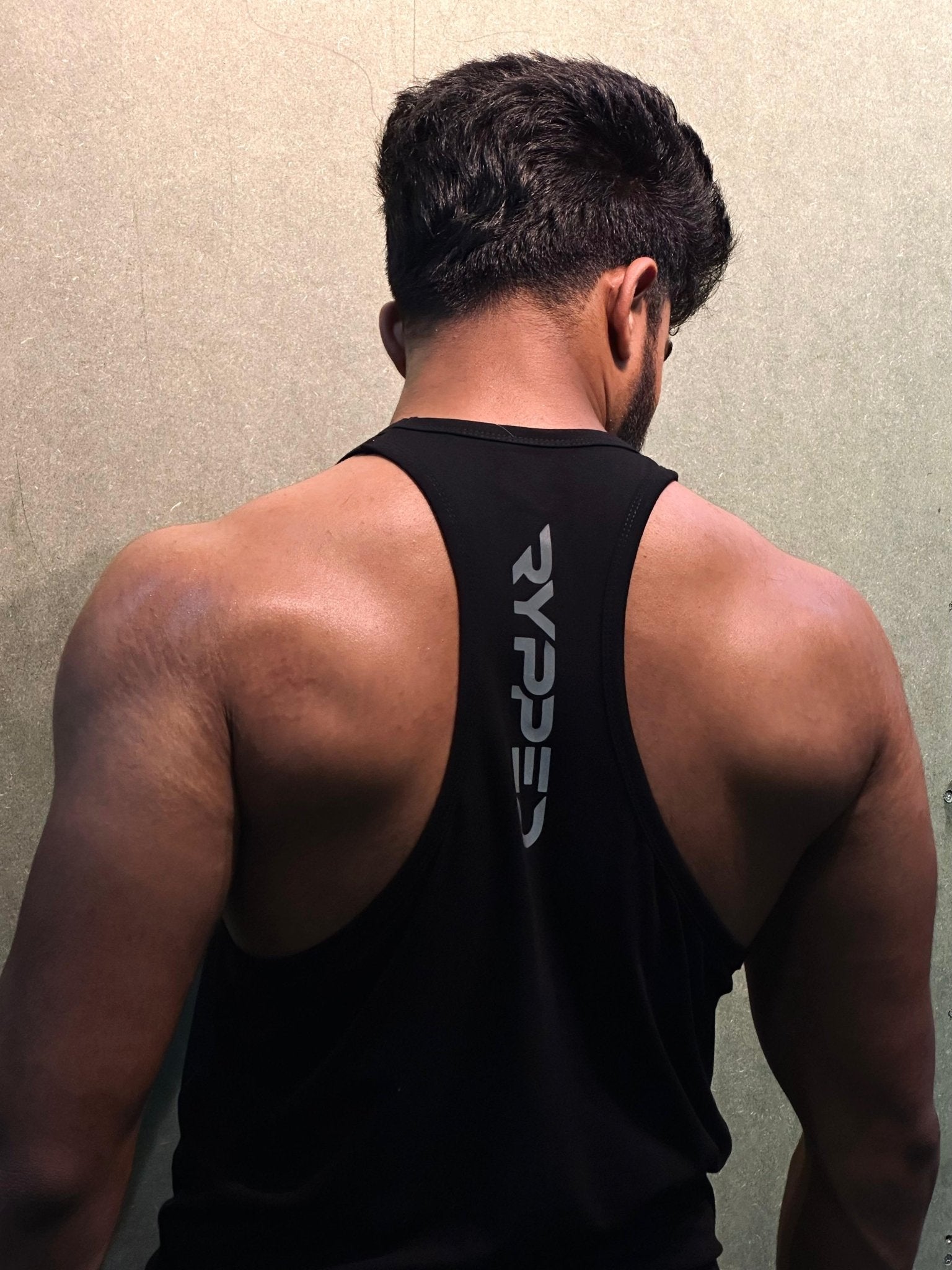 reflective print stringer back