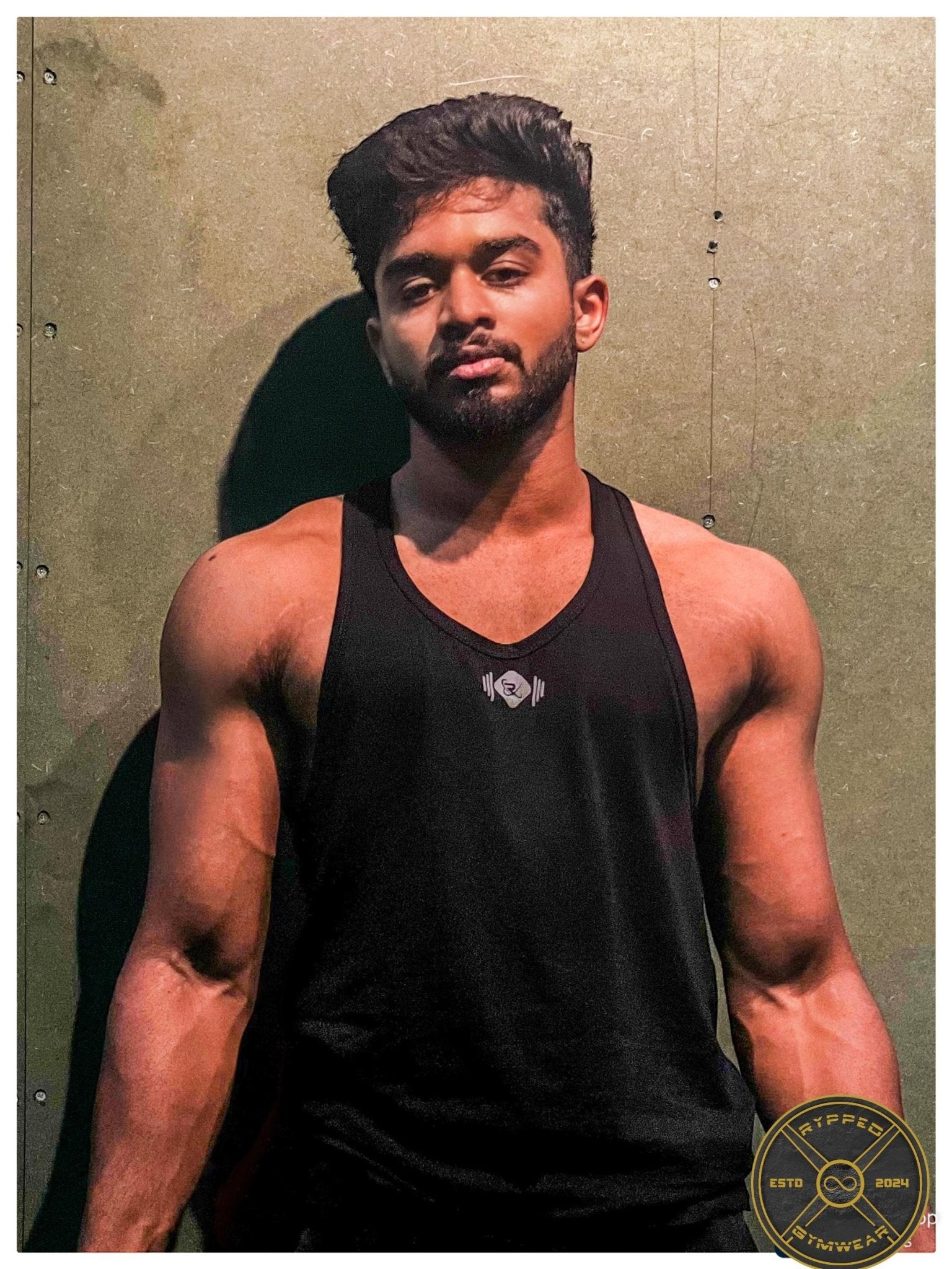 reflective print stringer front