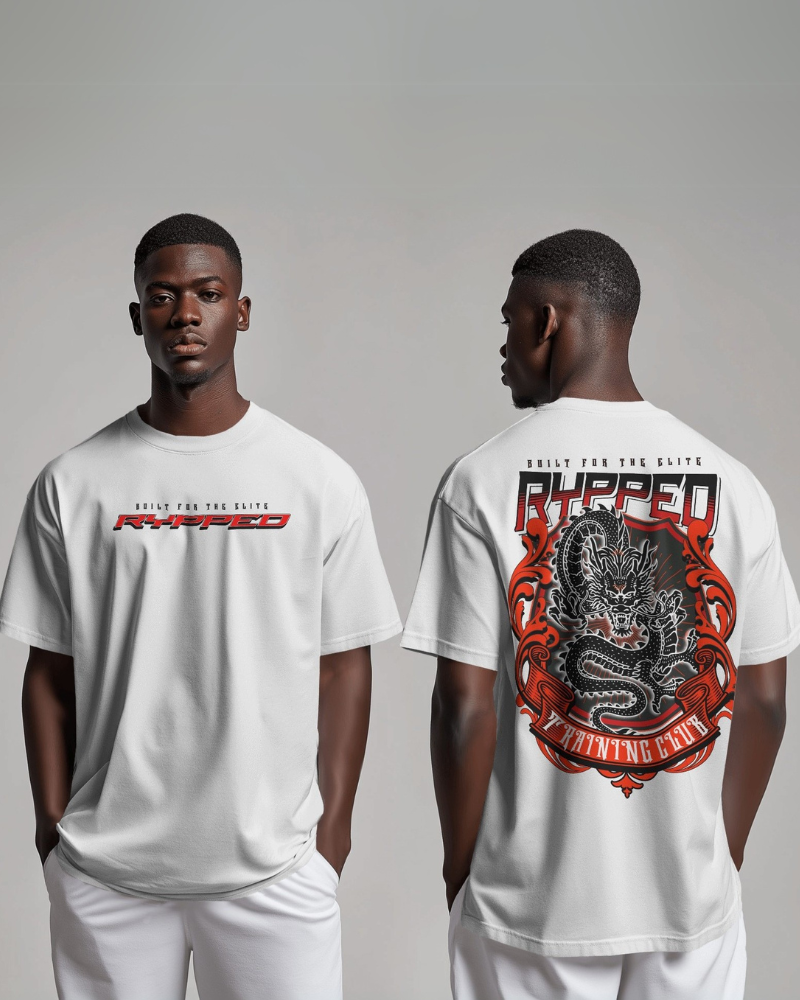 FURY- TERRY OVERSIZED TSHIRT (WHITE)