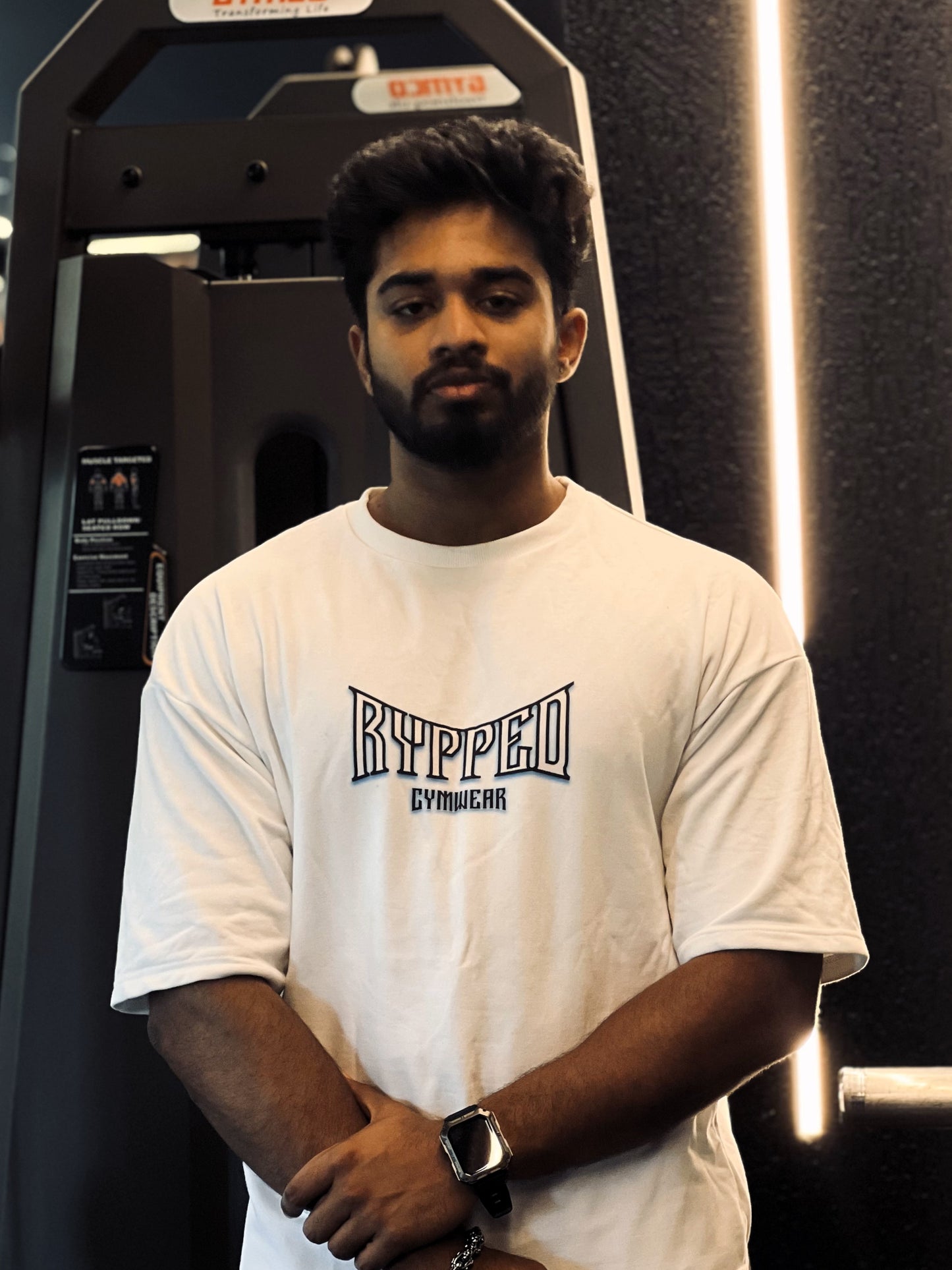 THE WINGS OF THE BRAVE-TERRY OVERSIZED TSHIRT(WHITE)