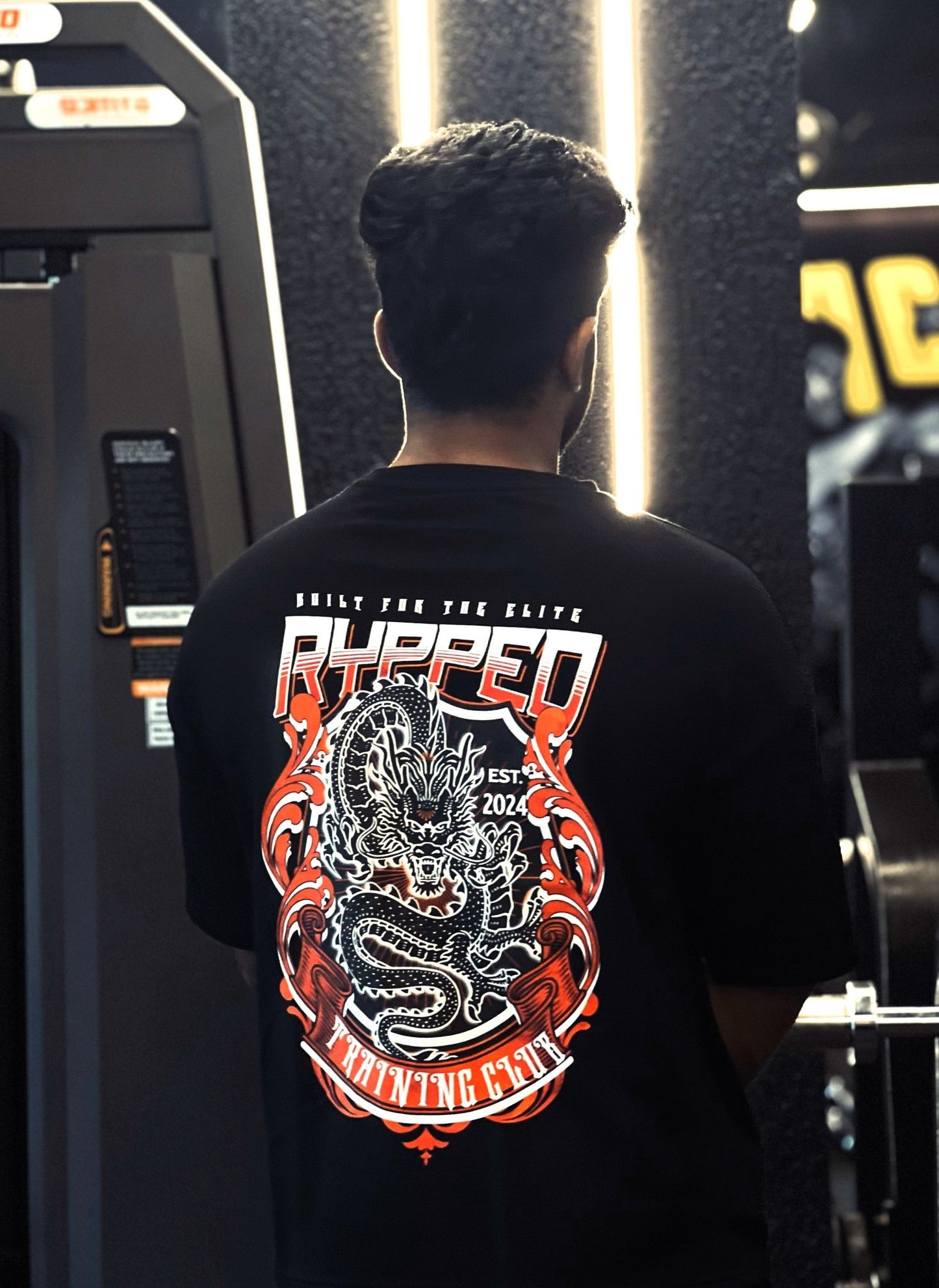 FURY-TERRY OVERSIZED TSHIRT(BLACK)