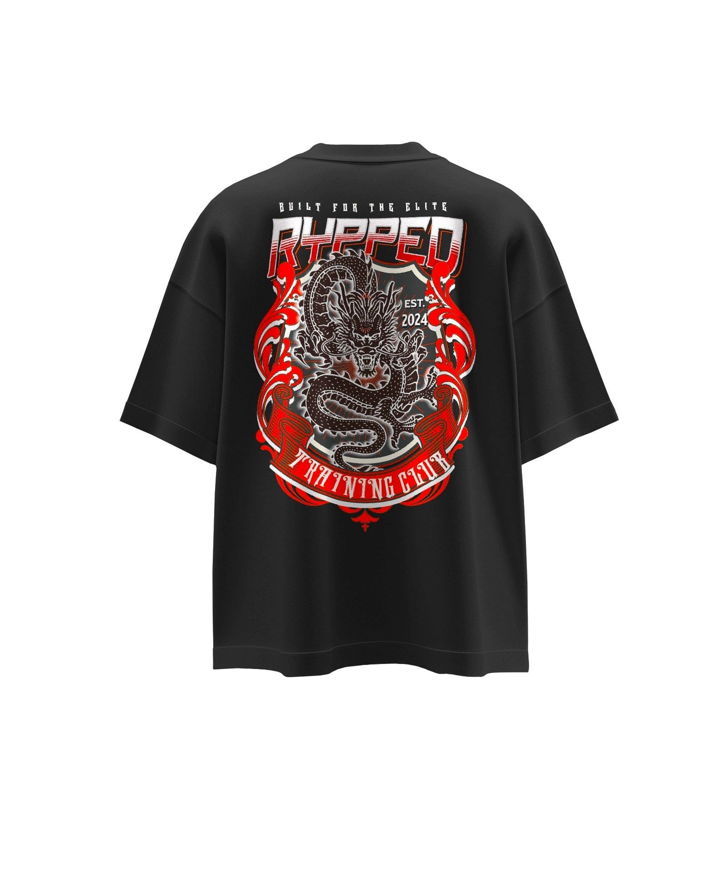 FURY-TERRY OVERSIZED TSHIRT(BLACK)