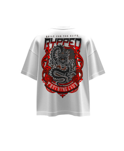 FURY- TERRY OVERSIZED TSHIRT (WHITE)